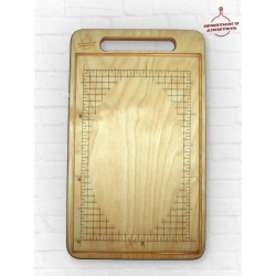 Разделочная доска 37 х 22 см с линейкой